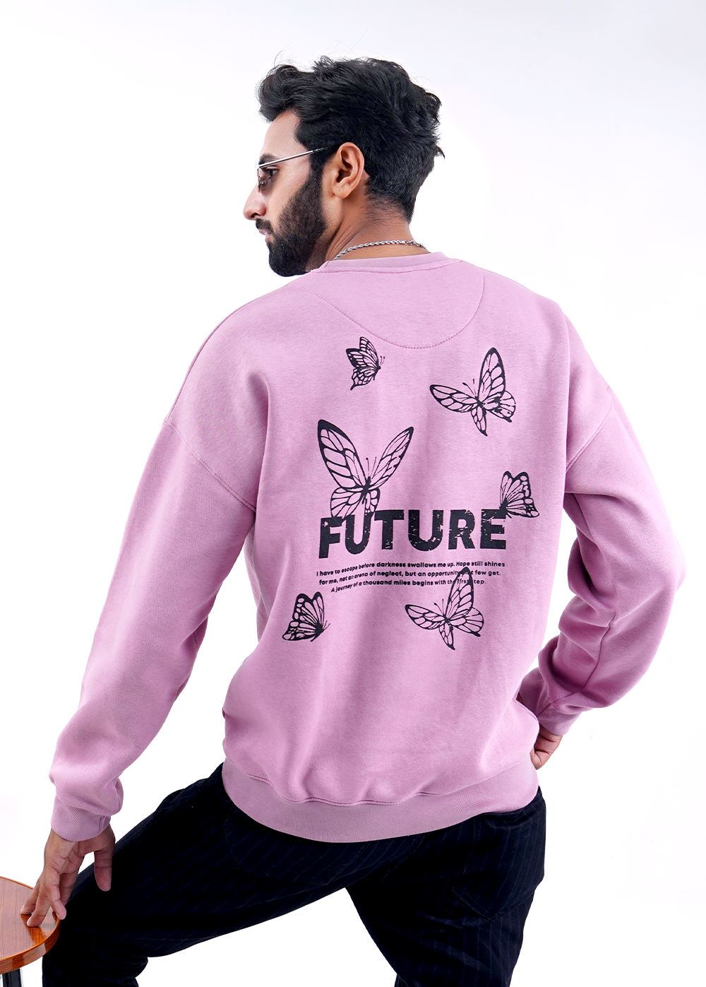 Butterfly Vision Oversize Sweatshirt