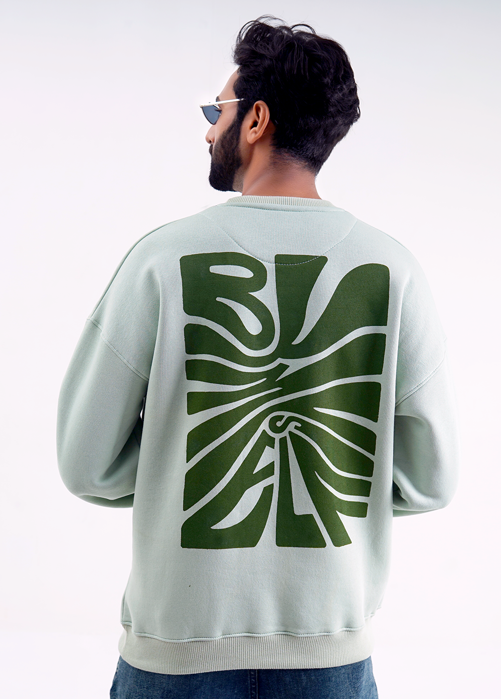 Minted Vibe Oversized Sweatshirt